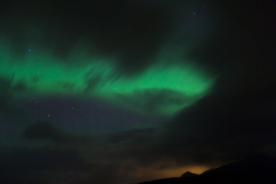 Northern Lights Dancing with Stars in Iceland