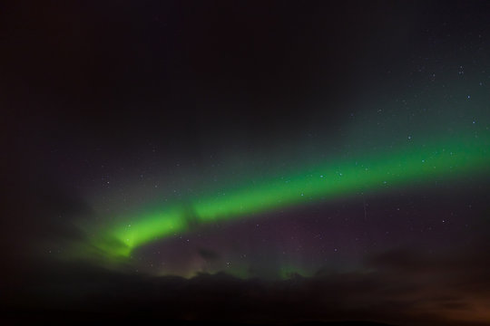 Northern Lights Dancing with Stars in Iceland