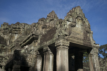 Low angle view of temple, Krong Siem Reap, Siem Reap, Cambodia