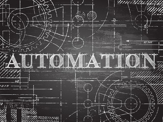 Automation Blackboard Technical Drawing
