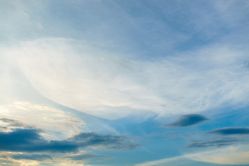 Obraz premium Cloud and blue sky background