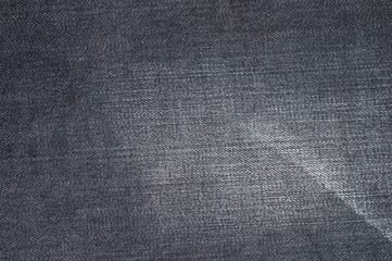 Natural black jeans texture background