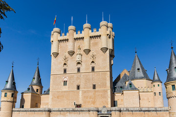 The city of Segovia, in the Spanish province of Castilla y Leon