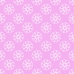 Floral seamless pattern. Fuchsia wallpaper background