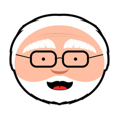Isolated grandfather avatar