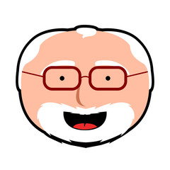 Isolated grandfather avatar