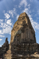 Low angle view of Pre Rup temple, Krong Siem Reap, Siem Reap, Cambodia