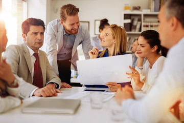 Obraz premium Busy office life