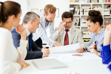 Business people in office