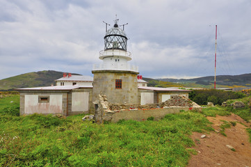 Fototapeta na wymiar lighthouse on the coast of death