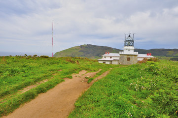 Fototapeta na wymiar lighthouse on the coast of death