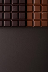 two types of chocolate bars