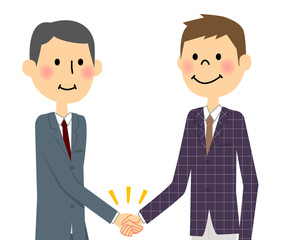 ビジネスシーン　握手