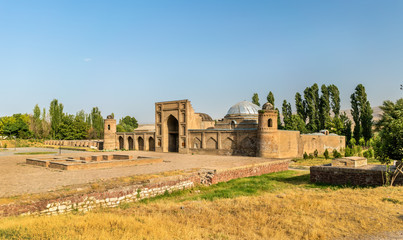 Fototapeta na wymiar View of Madrasa Kuhna near Hisor Fortress, Tajikistan