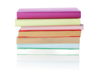 books isolated on white
