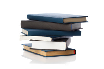 books isolated on white