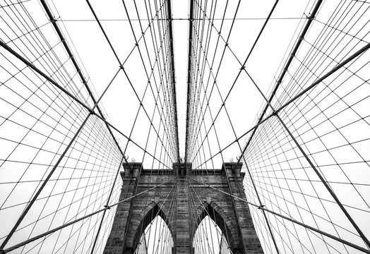 Brooklyn bridge of New York City, USA