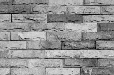 Obraz premium marble bricks blocks background black and white