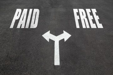 Paid vs free choice concept