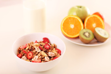 Healthy food. Vitamins and minerals.