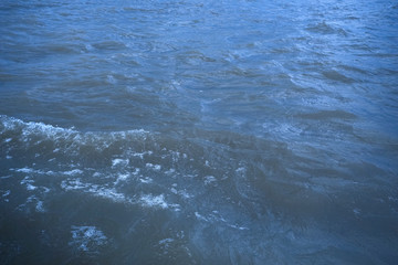 Texture of water in the sea