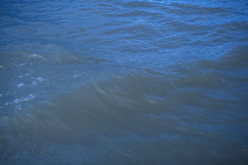 Texture of water in the sea