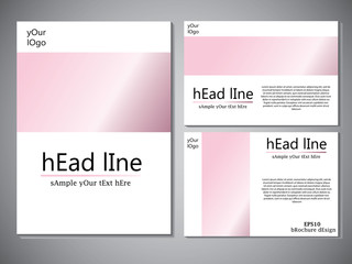 Vector template of book cover for brochure,flyer,annual report, website pattern. Square paper design.