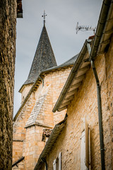 Dans les rues de Villeneuve d'Aveyron