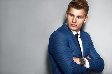 Portrait of an handsome businessman