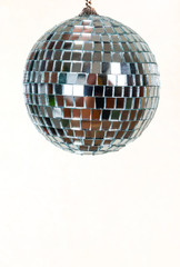 mirror ball isolated on white