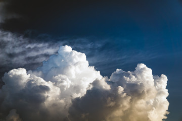 Thunderhead reaching over Atlanta's sunset last night.