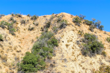 Early fall dry hills in Southern California