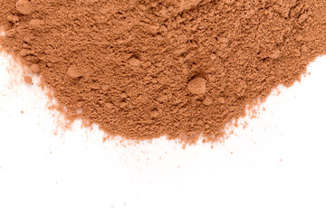 cocoa powder isolated