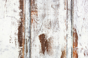 Old rustic white wooden box part, texture background