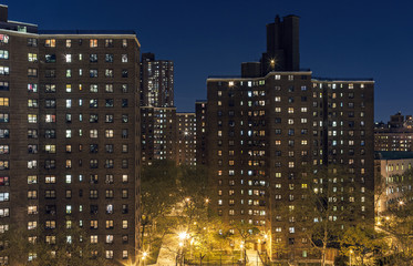 Fototapeta na wymiar Skyline urban Apartment Buildings New York