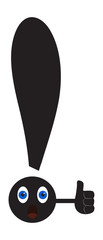 Cartoon exclamation mark