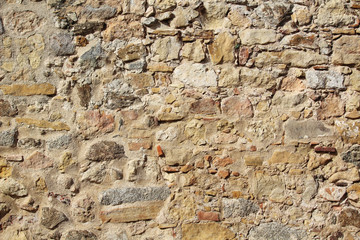 Old wall stone texture, Segovia, Spain 