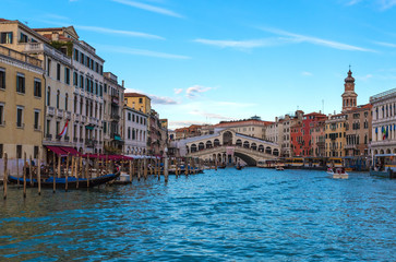 Venice, Italy - The city on the sea, with the most characteristic places and touristic attractions.