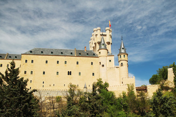 Fototapeta na wymiar Alcázar of Segovia, Spain 