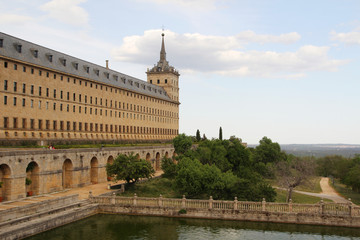 Fototapeta premium The Royal Site of San Lorenzo de El Escorial, Spain 