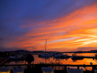 Sunset in Sozopol 
