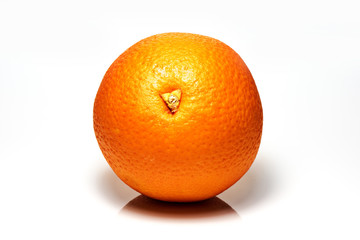 Orange fruit isolated on white