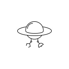 Space Aliens. UFO icon