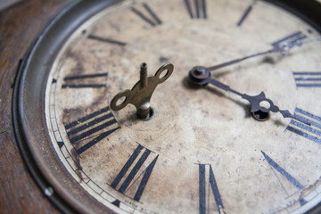 Vintage clock face