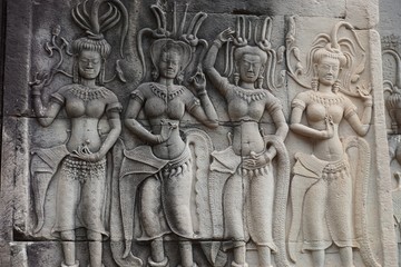 Fototapeta na wymiar Angkor Relief