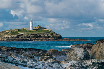 Fototapeta na wymiar Godrevy Lighthouse 2