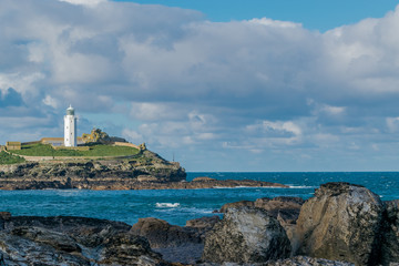 Fototapeta na wymiar Godrevy Lighthouse