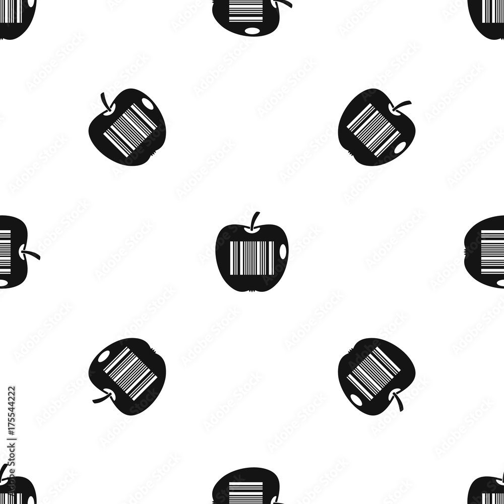 Poster code to represent product identification pattern seamless black