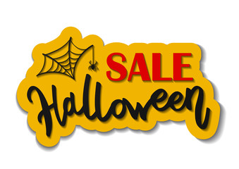 Happy Halloween message design background.