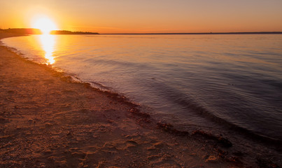 Sunset at Oyster Bay, NY